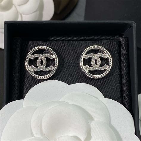 second hand chanel earrings|faux chanel double c earrings.